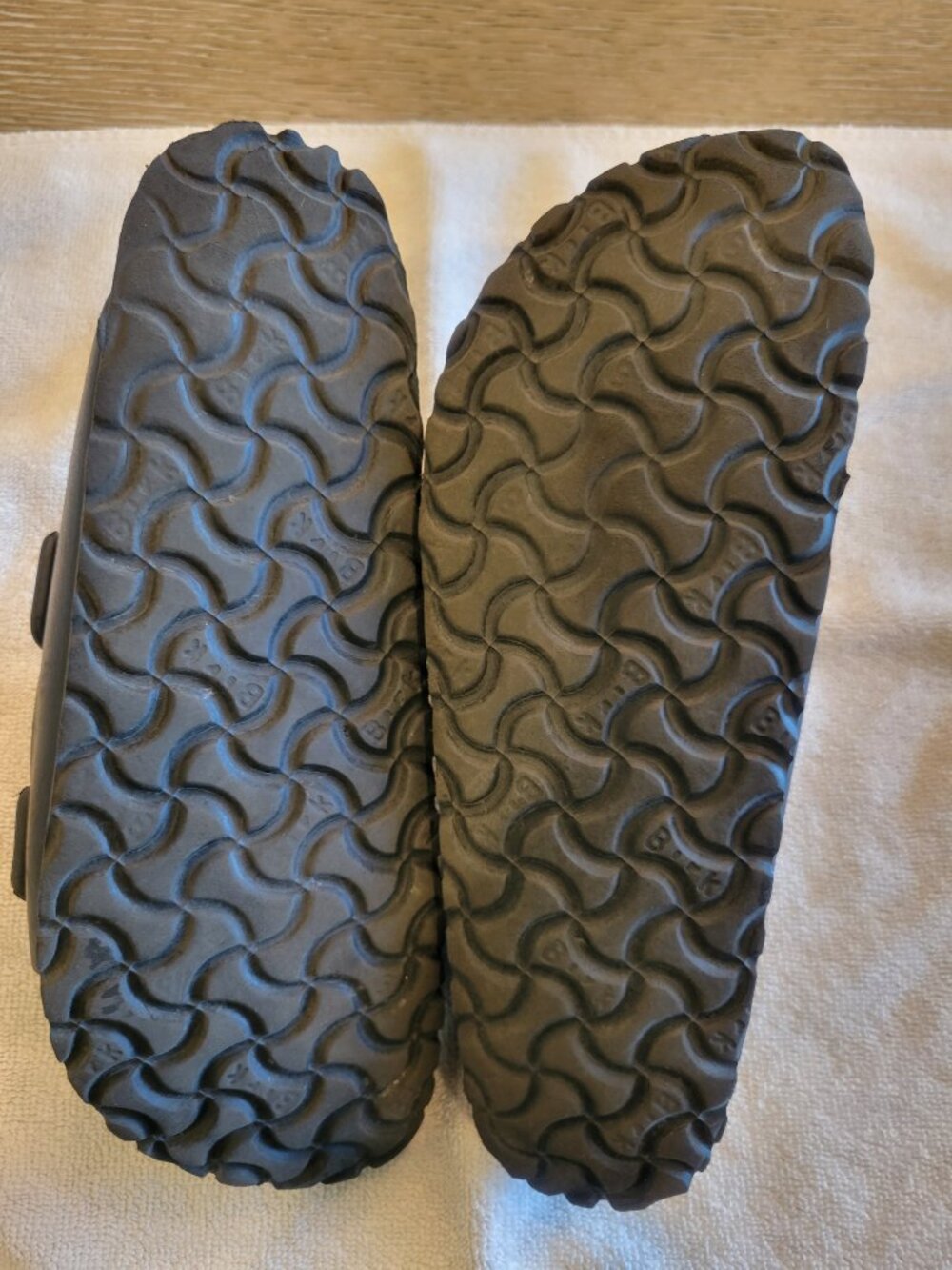2 Pair Birkenstock Arizona EVA Sandals Black Blue Women's 39 US 8-8.5 - Picture 7 of 15